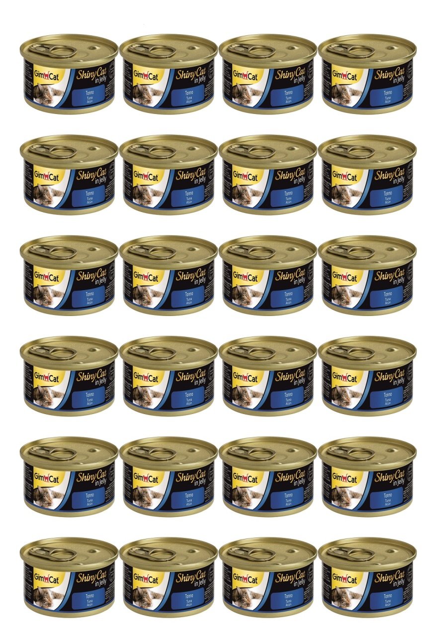 GimCat Shinycat Tuna Balıklı Konserve Kedi Maması 70 Gr x 24 Adet