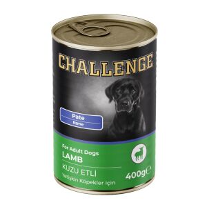 Challenge Pate Challenge Kuzu Etli Yetişkin Pate Köpek Konservesi 400 gr