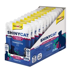 Gimcat Shinycat Pouch Ton Balığı Kısırlaştırılmış kediler için 70grx12ad