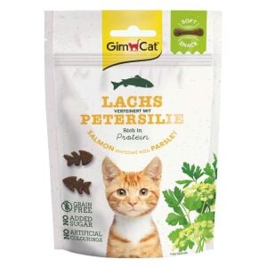 Gimcat Soft Snacks Salmon & Parsley Tahılsız Kedi Ödülü 60 gr