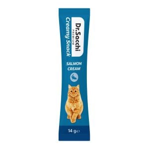 Dr.Sacchi Creamy Snack Salmon Sıvı Kedi Ödülü 14G
