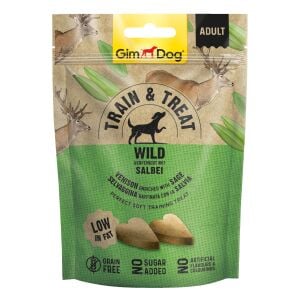 Gimdog Train&Treat Geyik Eti ve Adaçayı Köpek Ödülü 125gr
