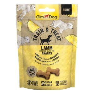 Gimdog Train&Treat Kuzu ve Ananas Köpek Ödülü 125gr