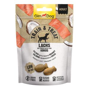 Gimdog Train&Treat Somon ve Hindistan Cevizi Köpek Ödülü 125gr