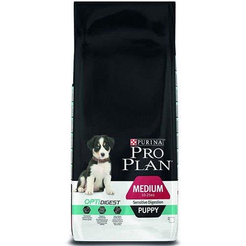 Pro Plan Opti Digest Puppy Sensitive Kuzu Etli Orta Irk Yavru Köpek Maması 12 Kg