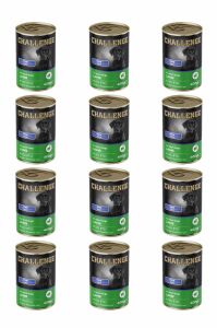 Challenge Pate Kuzu Etli Yetişkin Köpek Konservesi 400 gr X12 Adet
