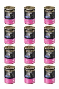 Challenge Pate Kuzu Etli Yavru Kedi Konservesi 400 grX12Adet