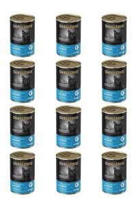Challenge Somonlu Kısırlaştırılmış Yetişkin Kedi Konservesi 400 gr X12 Adet