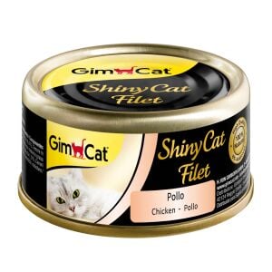Gimcat Shinycat Tavuklu Kıyılmış Fileto Konserve Kedi Maması 70 gr