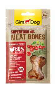GimDog MeatBones Kızılcık ve Biberiyeli Tavuk 70 Gr