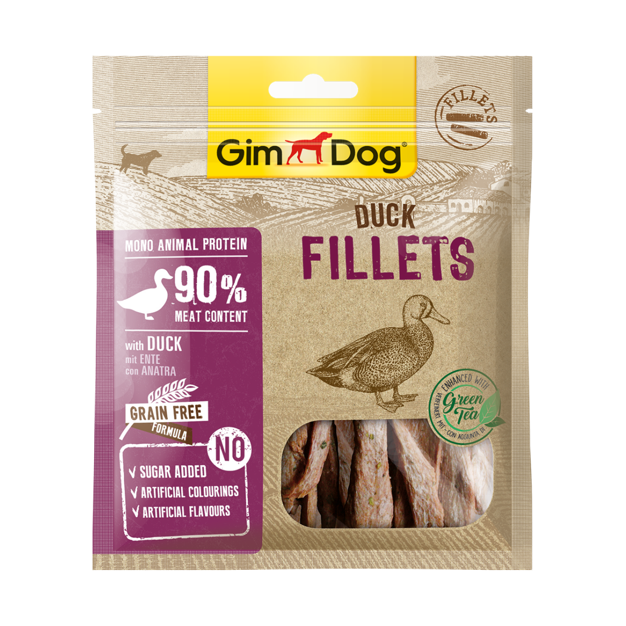 GimDog Fillets Ördekli 60 Gr
