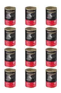 Challenge Sığır Etli Yetişkin Köpek Konservesi 400 grX12Adet