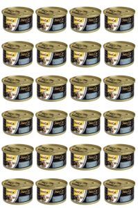 GimCat Shinycat Tuna Balıklı Karidesli Konserve Kedi Maması 70 Gr x 24 Adet