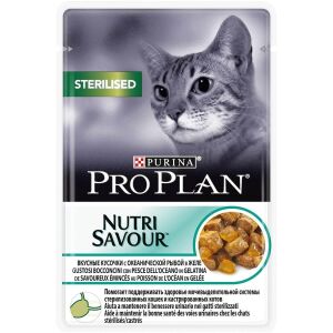 Pro Plan Pouch Okyanus Balıklı Kısırlaştırılmış Yaş Kedi Maması 85 Gr