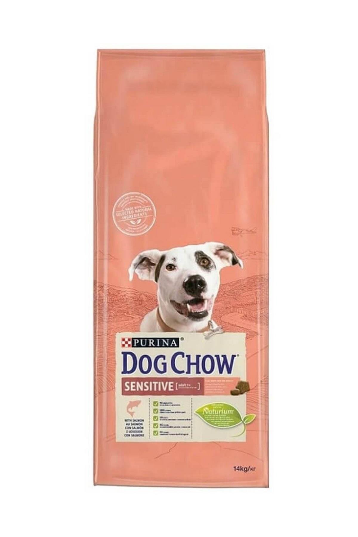 Pro Plan Purina Dog Chow Sensitive Somonlu Yetişkin Köpek Maması 14 kg