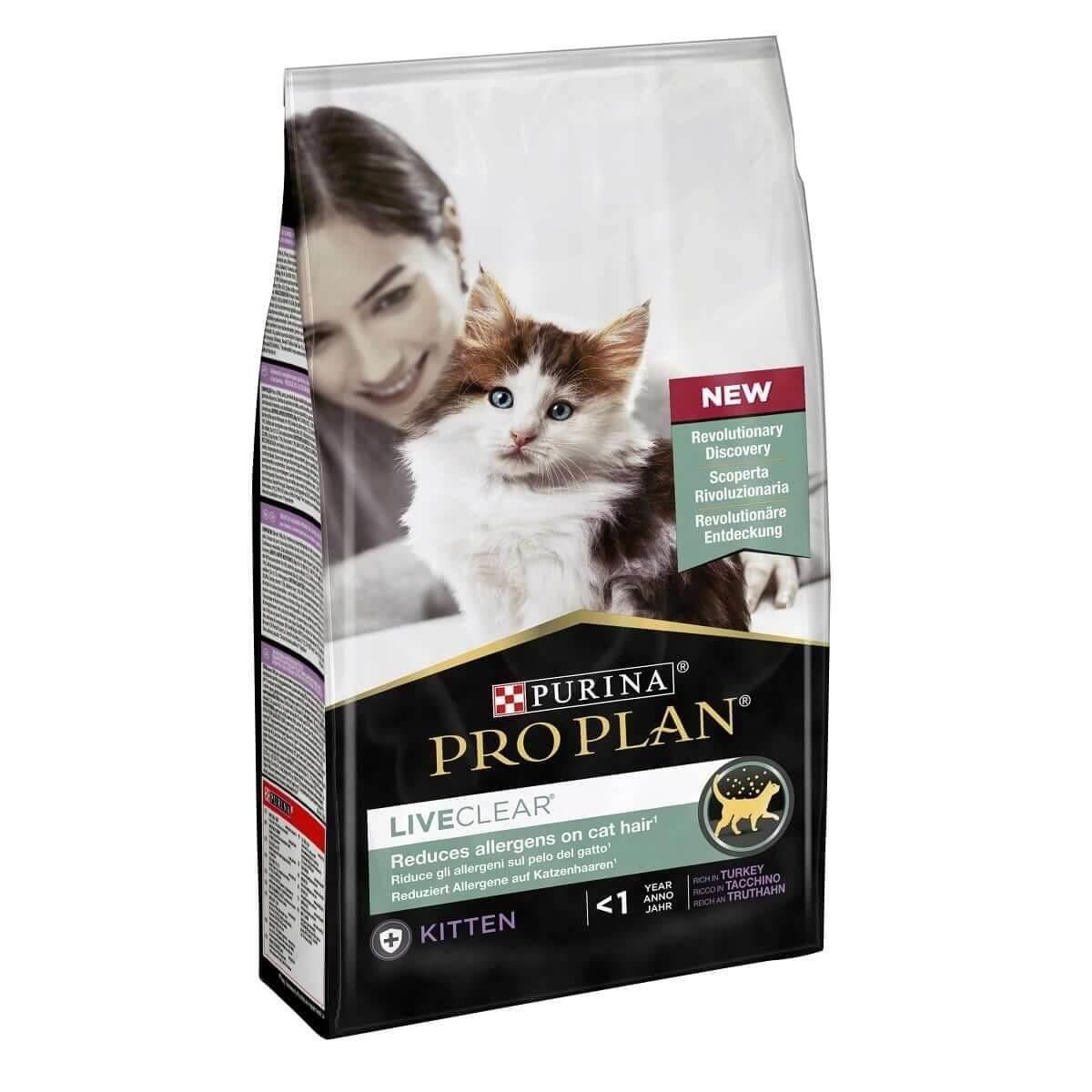 Pro Plan LiveClear Kitten Hindili 1.4 Kg Yavru Kuru Kedi Maması