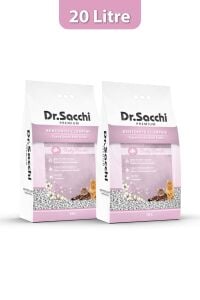 Dr.Sacchi Bebek Pudrası Kokulu Bentonit Kedi Kumu 10 LTX2AD