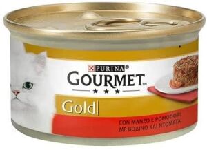 Gourmet Gold Savoury Cake Sığır Etli ve Domatesli 85gr x 24 Adet