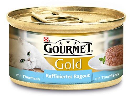 Gourmet Gold Savoury Cake Ton Balıklı Yetişkin Kedi Konservesi 85 Grx 24 Adet