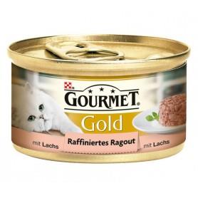 Gourmet Gold Savoury Cake Somonlu Yetişkin Kedi Konservesi 85 Grx 24 Adet