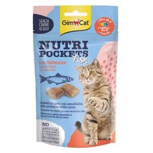 GimCat Kedi Ödül Tableti Np Fish With Salmon 60 Gr