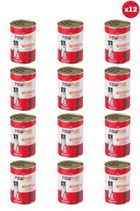 Pawmas Sığır Etli Yetişkin Köpek Konservesi 400 gr x 12 Adet