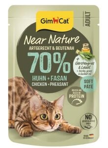 Gimcat Near Nature Tavuklu&Sülün Etli 85 Gr
