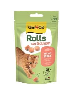 Gimcat Rolls with Salmon (Somonlu) Kedi Ödül Tableti 50 gr