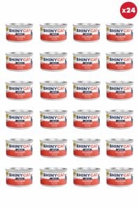 Gimcat Shinycat Jelly (Jöle içinde) Somon Balıklı Kedi Konservesi 70gr x 24 Adet