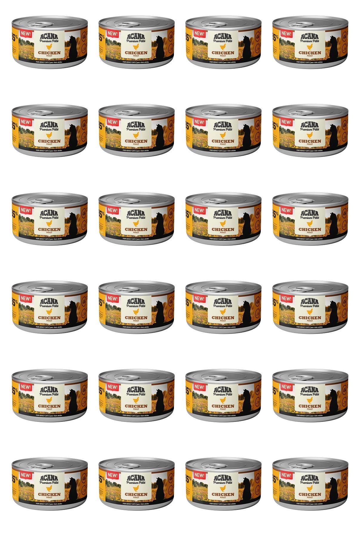 Acana Premium Pate (Ezme) Tavuk Etli Kedi Konservesi 85 Gr x 24 Adet