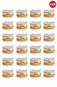 Gimcat Shinycat Jelly (Jöle içinde) Tavuklu Kedi Konservesi 70gr x 24 Adet