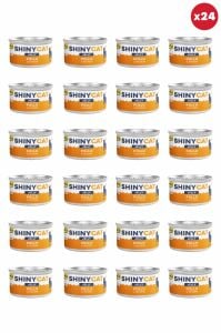 Gimcat Shinycat Jelly (Jöle içinde) Tavuklu Kedi Konservesi 70gr x 24 Adet