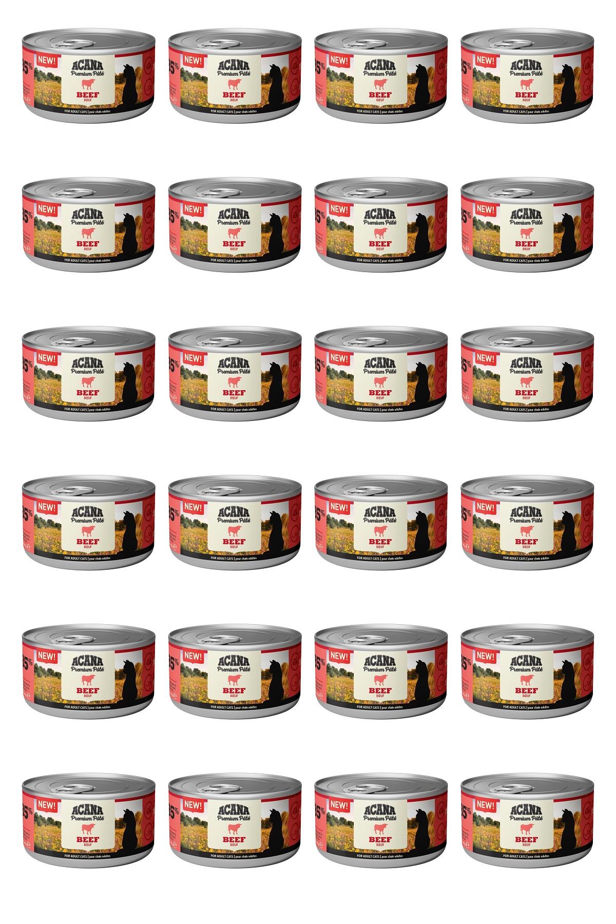 Acana Premium Pate (Ezme) Sığır Etli Kedi Konservesi 85 Gr x 24 Adet