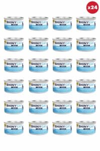 Gimcat Shinycat Jelly (Jöle içinde) Ançüezli Ton Balıklı Kedi Konservesi 70gr x 24 Adet