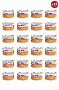 Gimcat Shinycat Jelly (Jöle içinde) Tavuklu Kısır Kedi Konservesi 70gr x 24 Adet