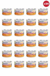 Gimcat Shinycat Jelly (Jöle içinde) Tavuklu Kısır Kedi Konservesi 70gr x 24 Adet
