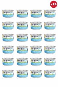 Gimcat Shinycat Broth (Sos içinde) Ançüezli Ton Balıklı Kedi Konservesi 70gr x 24 Adet