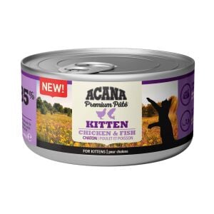 Acana Premium Pate (Ezme) Tavuklu ve Balıklı Yavru Kedi Konservesi 85 Gr