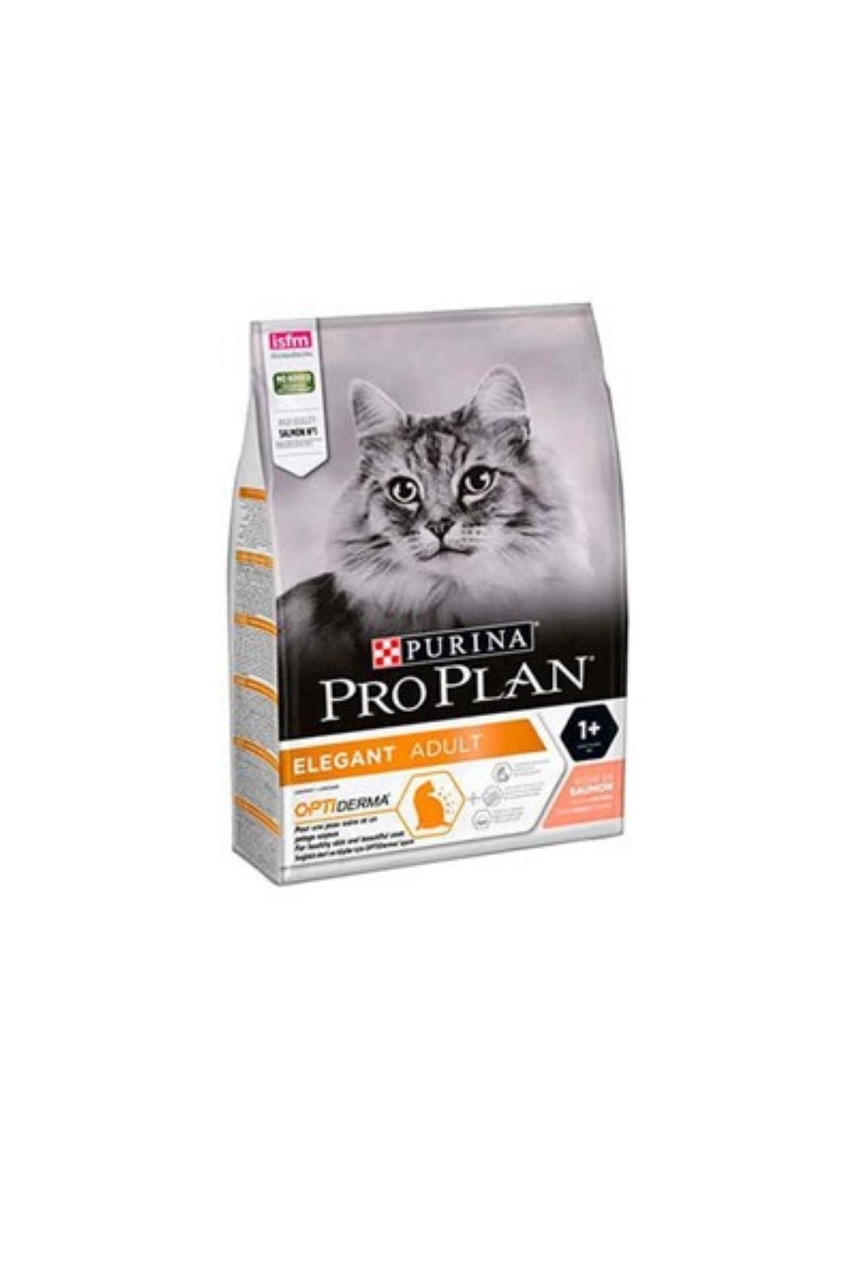 Pro Plan Opti Derma Elegant Somonlu Yetişkin Kedi Maması 1,5 Kg