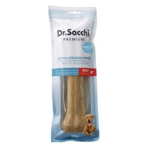 Dr.Sacchi Premium Sığır Etli Doğal Sığır Derisi Press Kemik Tahılsız Köpek Ödülü 10” 220-240 Gr 1'li