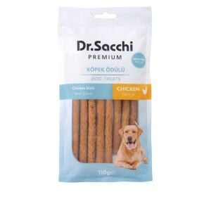 Dr.Sacchi Premium Tavuklu Çubuk Tahılsız Köpek Ödülü 5'' 11-13 Gr 10'lu