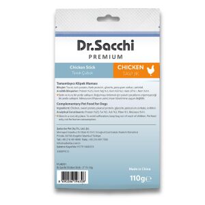 Dr.Sacchi Premium Tavuklu Çubuk Tahılsız Köpek Ödülü 5'' 11-13 Gr 10'lu