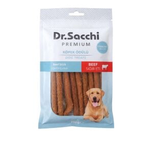 Dr.Sacchi Premium Sığır Etli Çubuk Tahılsız Köpek Ödülü 5'' 11-13 Gr 10'lu