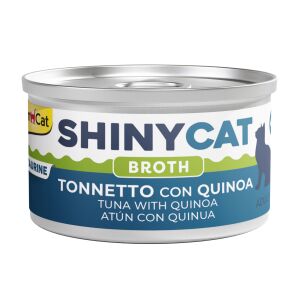 Gimcat Shinycat Broth (Sos içinde) Kinoalı Ton Balıklı Kedi Konservesi 70gr