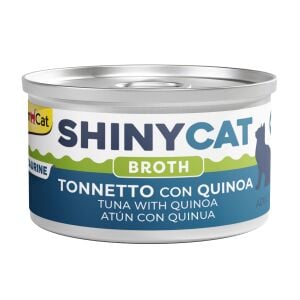 Gimcat Shinycat Broth (Sos içinde) Kinoalı Ton Balıklı Kedi Konservesi 70gr