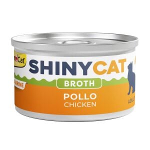 Gimcat Shinycat Broth (Sos içinde) Tavuklu Kedi Konservesi 70gr