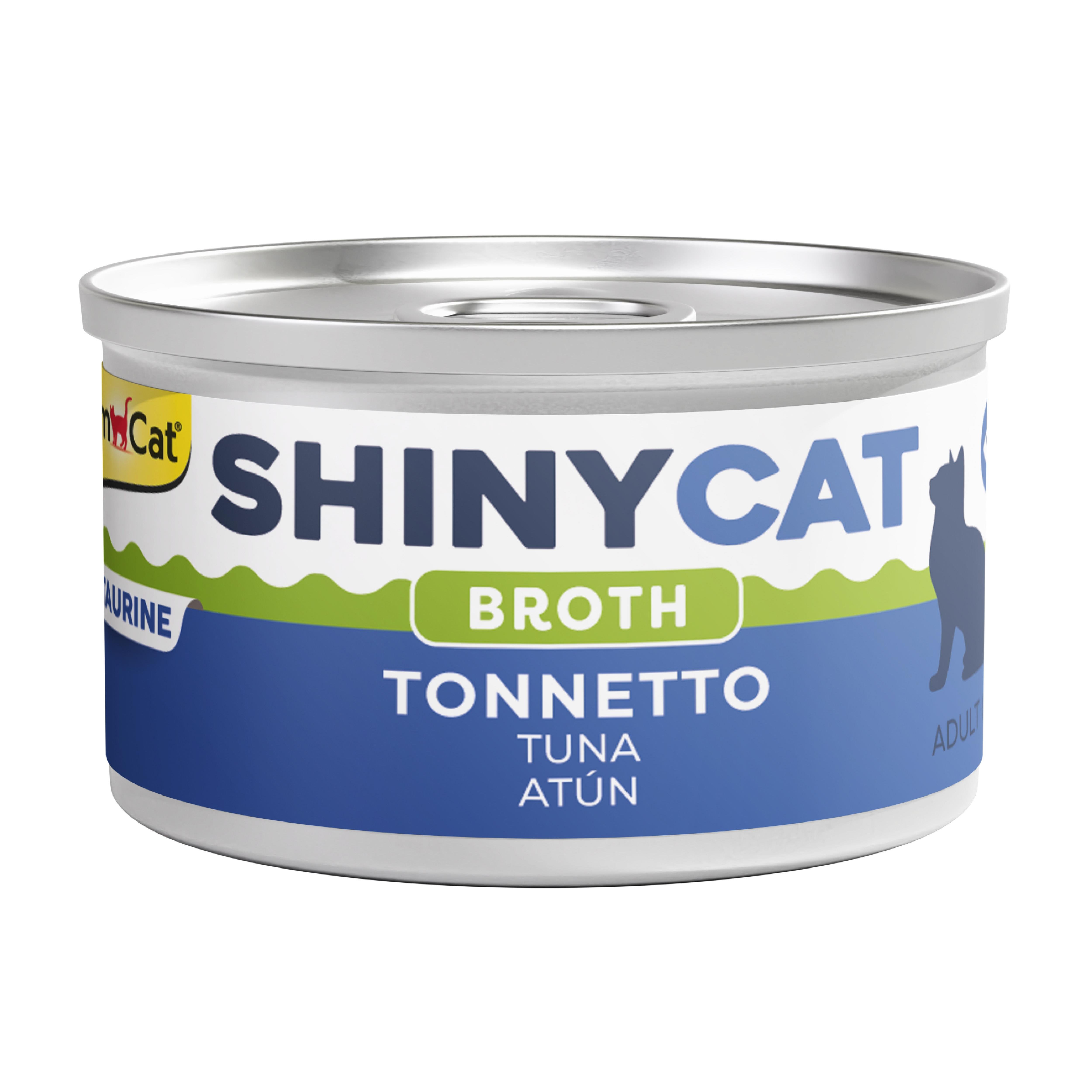 Gimcat Shinycat Broth (Sos içinde) Ton Balıklı Kedi Konservesi 70gr