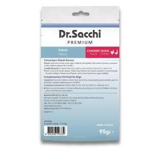 Dr.Sacchi Premium Tavuklu ve Ördekli Kebap Tahılsız Köpek Ödülü 5''19-20 Gr 5'li