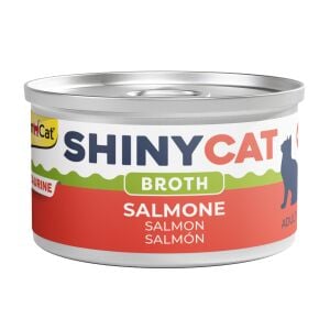 Gimcat Shinycat Broth (Sos içinde) Somon Balıklı Kedi Konservesi 70gr