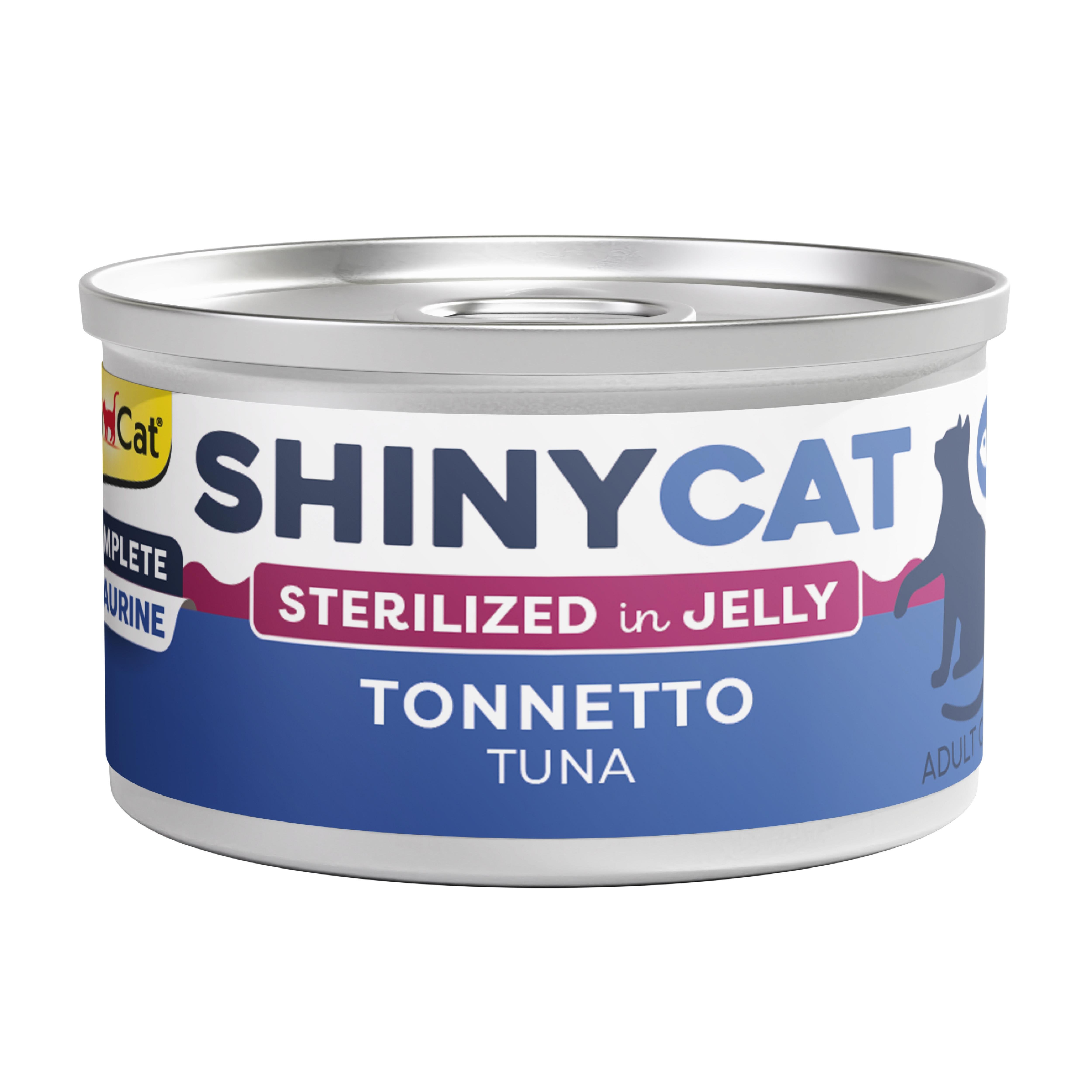 Gimcat Shinycat Jelly (Jöle içinde) Ton Balıklı Kısır Kedi Konservesi 70gr